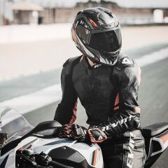 NEXX X.R3R ZORGA MAT KARBON SİYAH-KIRMIZI KASK