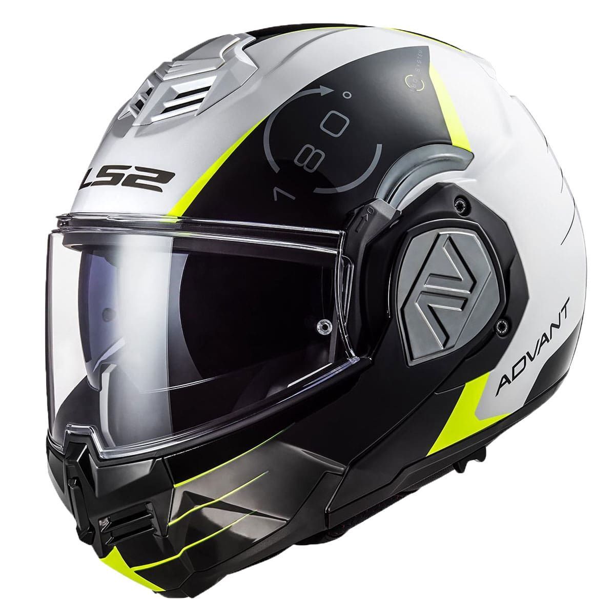 LS2 ADVANT CODEX BEYAZ-SİYAH KASK BEYAZ-SIYAH - XXL