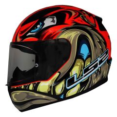 LS2 RAPID 2 SPOX KIRMIZI-GRİ KASK KIRMIZI - 3XL