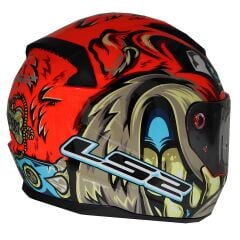 LS2 RAPID 2 SPOX KIRMIZI-GRİ KASK KIRMIZI - 3XL