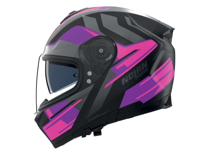 Nolan N80-8  TRITTICO KASK - Siyah/Beyaz/Antrasit (358)