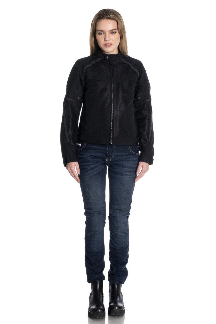 Scudo Tokyo İçlikli Fileli Kadın Mont Siyah