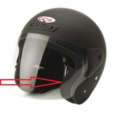 COX JET KASK CAMI BEYAZ