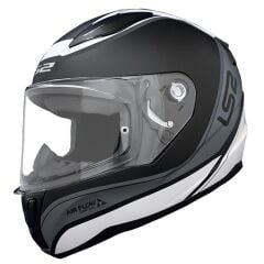 LS2 RAPID 2 DEEPER MAT BEYAZ-SİYAH KASK BEYAZ-SIYAH - XS