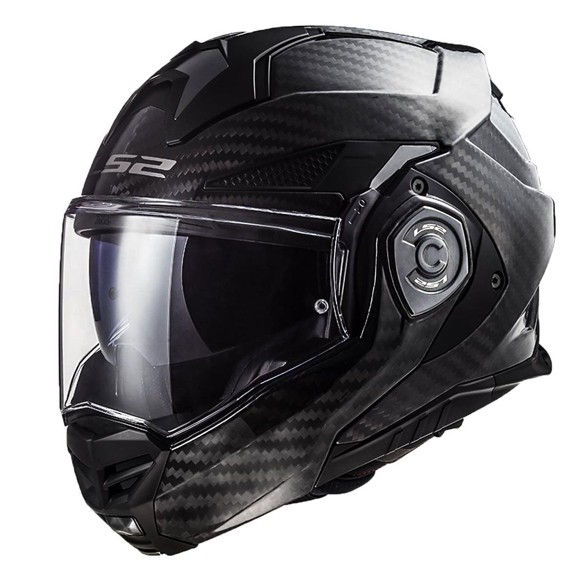 LS2 ADVANT X KARBON SİYAH KASK SIYAH - S