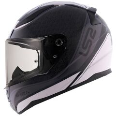 LS2 RAPID 2 DEEPER MAT BEYAZ-SİYAH KASK BEYAZ-SIYAH - L