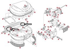 GIVI Z590R ÇANTA PİMİ ÇİFT E55-E52-B47-E450-B37-E36-E45-TRK52-TRK33-V47-E41