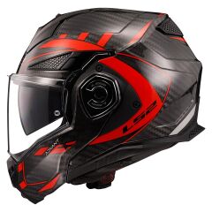 LS2 ADVANT X KARBON FUTURE KIRMIZI KASK KIRMIZI - S