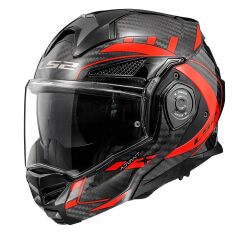 LS2 ADVANT X KARBON FUTURE KIRMIZI KASK KIRMIZI - M