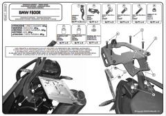 KAPPA KR691 BMW F 800 R (09-14) ARKA ÇANTA TAŞIYICI