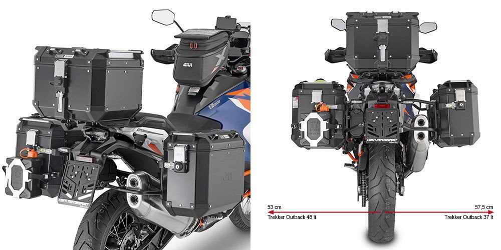 GIVI PLO7713CAM KTM 1290 SUPER ADVENTURE R-S (21-23) YAN ÇANTA TAŞIYICI