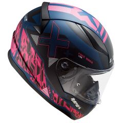 LS2 RAPID 2 XTREET MAT MAVİ-MOR KASK MOR - XL