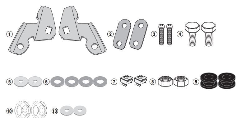 GIVI D1163KIT HONDA PCX 125 (18-20) RÜZGAR SİPERLİK BAĞLANTISI