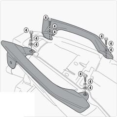 GIVI 4103KIT KAWASAKI VERSYS 650 (10-14) YAN ÇANTA TAŞIYICI BAĞLANTI KİTİ