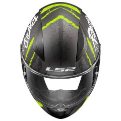 LS2 RAPID 2 RAVEN MAT SİYAH-GRİ-NEON SARI KASK MAT SIYAH-NEON SARI - XL