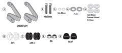 GIVI D1190KIT HONDA PCX 125 (21-24) RÜZGAR SİPERLİK BAĞLANTISI