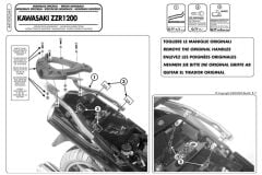 GIVI 441FZ KAWASAKI ZZR 1200 (02-05) ARKA ÇANTA TAŞIYICI