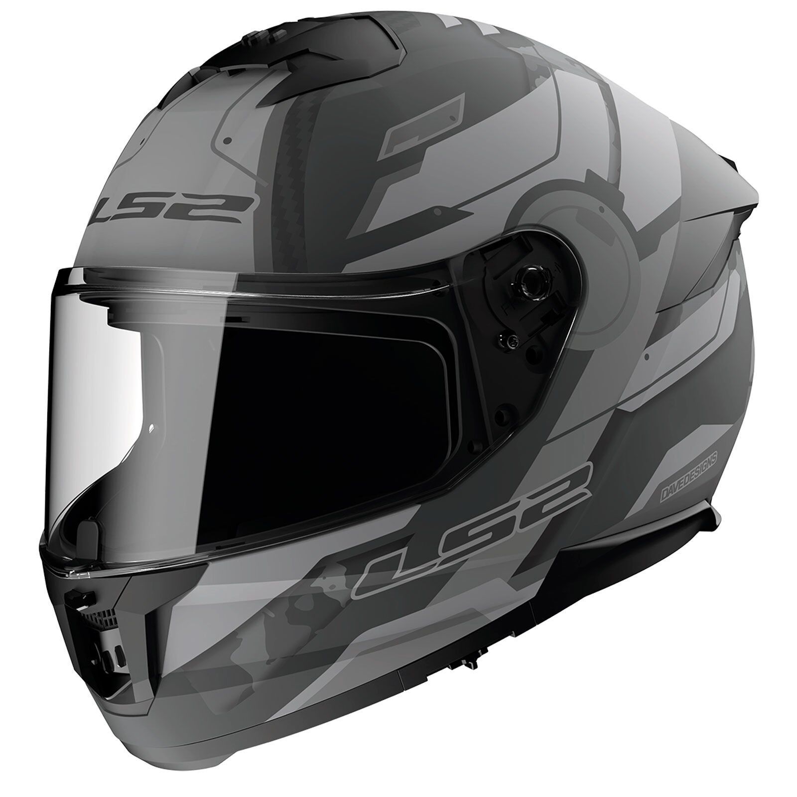 LS2 STREAM 2 SHADOW MAT TITANIUM-GRİ KASK MAT TITANIUM - XXL