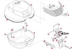 GIVI Z647R ÇANTA YAYI V35-TRK33-V46-E450-E260-E340-E350-E370-E470