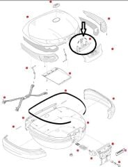 GIVI Z677R ÇANTA KAPAK KAPATMA SİSTEMİ E55