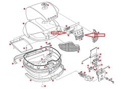 GIVI Z732KIT ÇANTA REFLEKTÖRÜ ORTA KIRMIZI V46