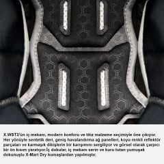 NEXX X.WST 3 FLUENCE MAT GRİ-KIRMIZI KASK