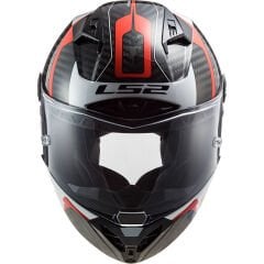 LS2 THUNDER RACING 1 KIRMIZI-BEYAZ KASK