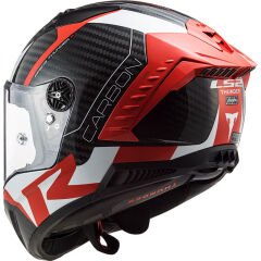 LS2 THUNDER RACING 1 KIRMIZI-BEYAZ KASK