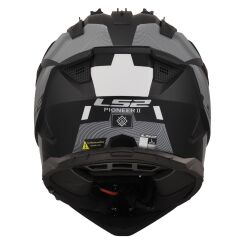 LS2 PIONEER 2 HILL MAT SİYAH-BEYAZ KASK SIYAH/BEYAZ - XXL