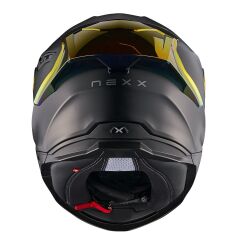 NEXX Y.100R SUBSONIC MAT SİYAH-KIRMIZI KASK