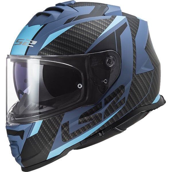 LS2 STORM RACER MAT MAVİ KASK
