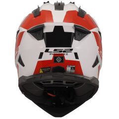 LS2 PIONEER 2 HILL BEYAZ-KIRMIZI KASK BEYAZ-KIRMIZI - L