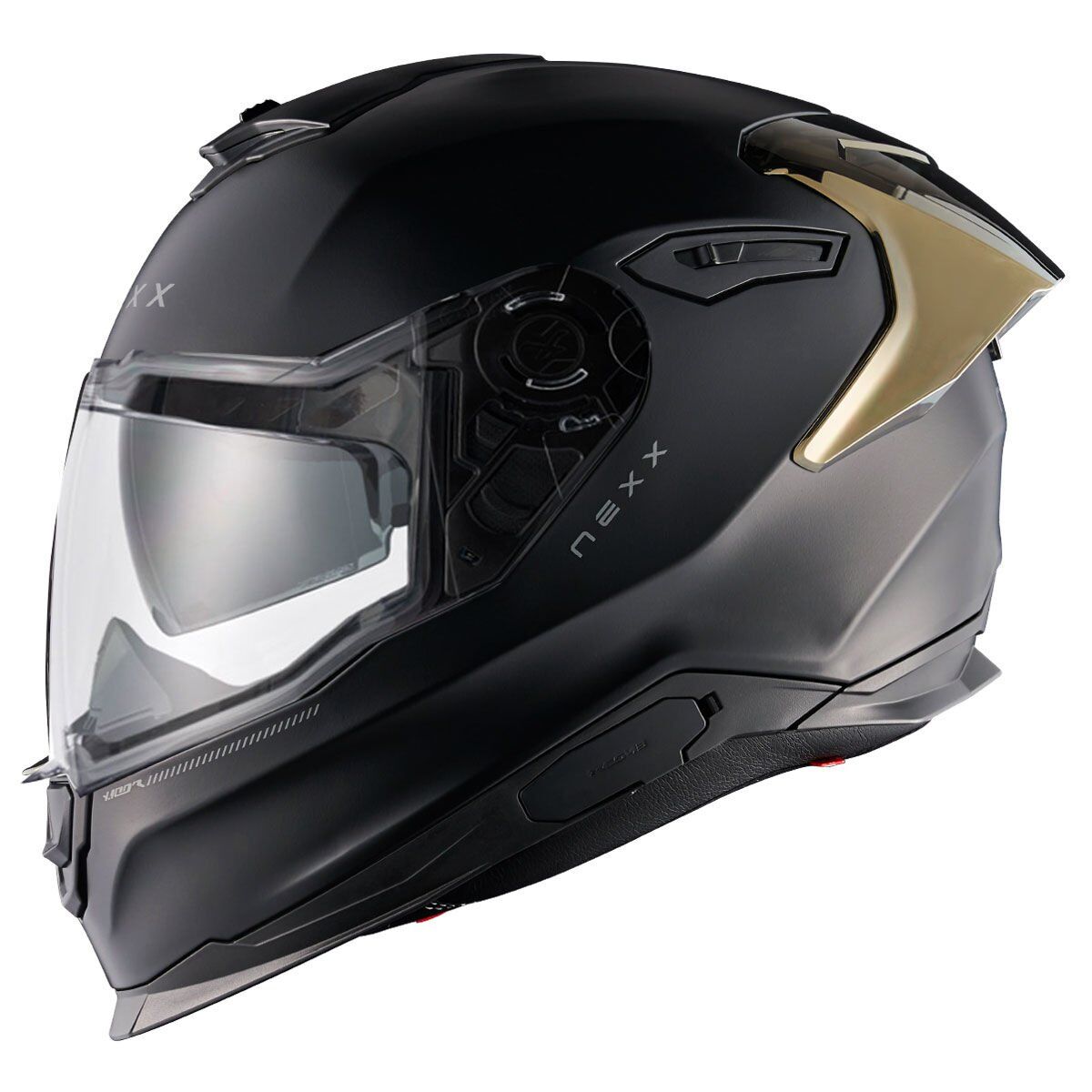 NEXX Y.100R SUBSONIC MAT SİYAH-SARI KASK