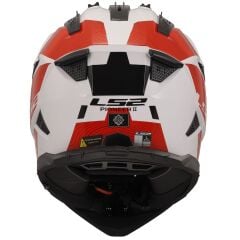 LS2 PIONEER 2 HILL BEYAZ-KIRMIZI KASK BEYAZ-KIRMIZI - XL