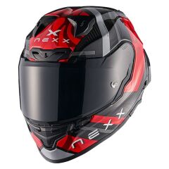 NEXX X.R3R SWIRL KARBON KIRMIZI KASK