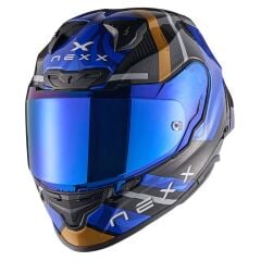 NEXX X.R3R SWIRL KARBON MAVİ KASK