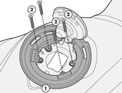GIVI BF06 DEPOÜSTÜ ÇANTA APARATI (BMW)