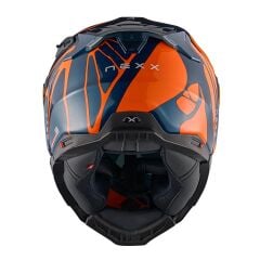 NEXX X.WST 3 B-SIDE MAT MAVİ-TURUNCU KASK