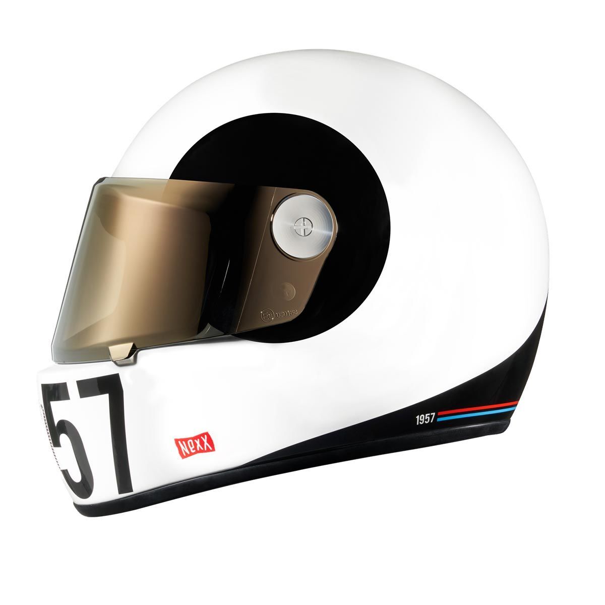 NEXX X.G100R SPUTNIK BEYAZ-SİYAH KASK BEYAZ-SIYAH - M