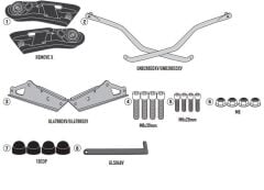 GIVI TR6419 TRIUMPH TRIDENT 660 (21-22) YAN KUMAŞ ÇANTA TAŞIYICI