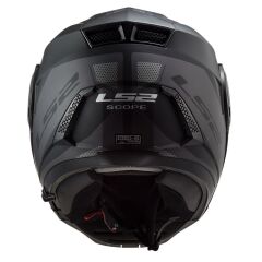 LS2 SCOPE AXIS MAT SİYAH-TITANIUM KASK