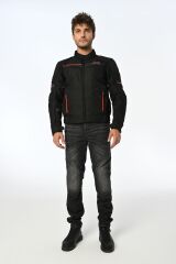 LS2 SHADOW MONT SİYAH-KIRMIZI SIYAH/KIRMIZI - 4XL