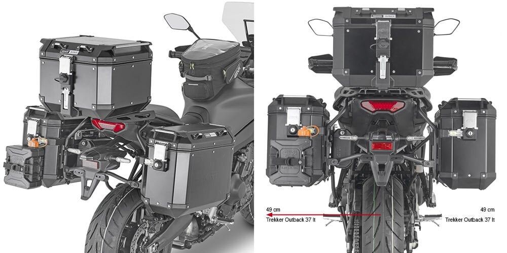 GIVI PLO2159CAM YAMAHA TRACER 9 / TRACER 9 GT (21-22) YAN ÇANTA TAŞIYICI