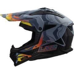 LS2 FAST 2 WASH GRİ KASK GRI - XXL