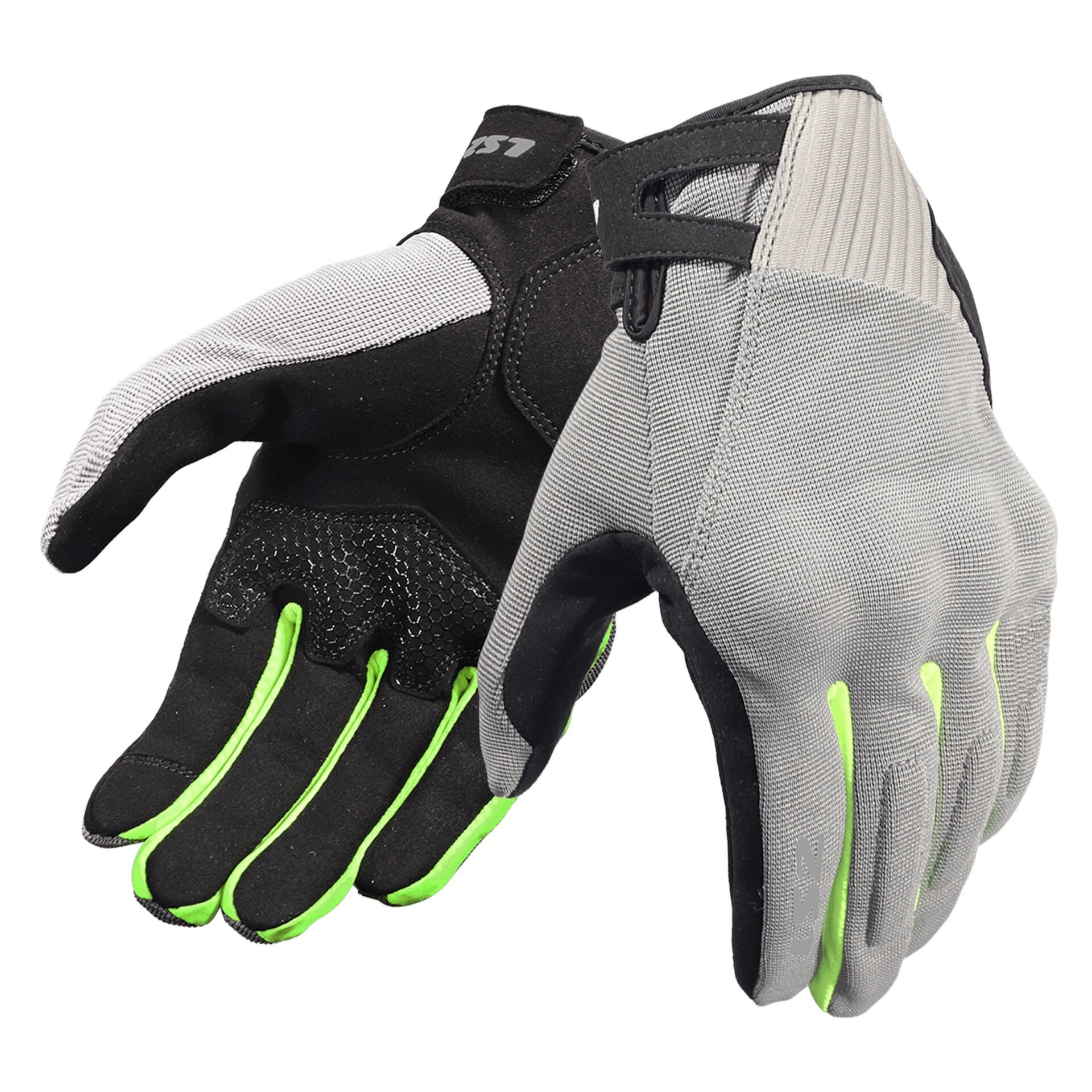 LS2 DART 2 EVO ELDİVEN GRİ-NEON SARI