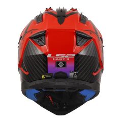 LS2 FAST 2 WASH KIRMIZI KASK KIRMIZI - L