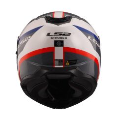 LS2 STROBE 2 MONZA SİYAH-BEYAZ-KIRMIZI KASK BEYAZ-SIYAH - S