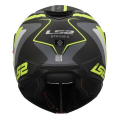 LS2 STROBE 2 PHANTOM MAT TITANIUM-NEON SARI KASK NEON SARI - M