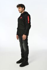 LS2 METROPOLIS EVO MONT SİYAH-KIRMIZI SIYAH/KIRMIZI - M