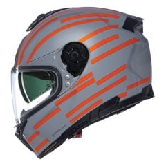 Nolan N80-8  VELOCE KASK - GRIGIO / ARANCIONE GLOSSY FİNİSH (349)
